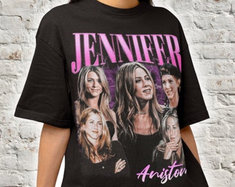 Jennifer Aniston T- Shirt, Vintage Bootleg, Funny Gift for wife, Friends, Y2k