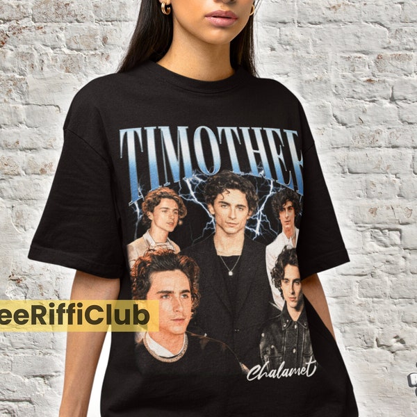 Timothee Chalamet T-Shirt, Vintage Bootleg Retro T-Shirt, Gift for her, Gift For Him, y2k style Graphic T-Shirt