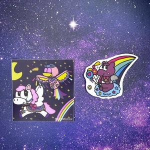 Magical Tapir and full color square Pegasus