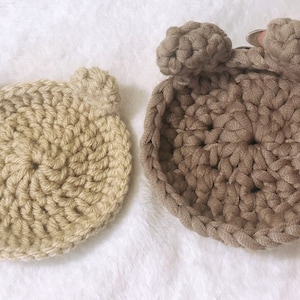 3D Teddy Bear Coaster Pattern