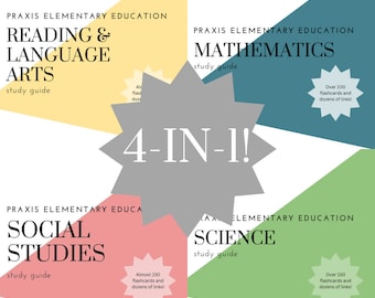 Tarjetas didácticas - TODAS LAS ASIGNATURAS Praxis II Educación Primaria (5001) [Descargar]