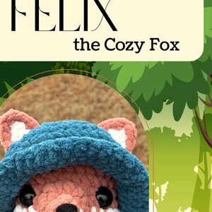 Felix the Cozy Fox {A Cozy Forest Friends Crochet Pattern}