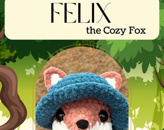 Felix the Cozy Fox {A Cozy Forest Friends Crochet Pattern}