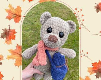 Theodore the Cozy Bear {A Cozy Forest Friends Crochet Pattern}