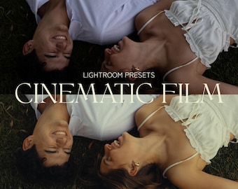 Preset Lightroom per film cinematografici / Preset fotografici dorati caldi / Modifica effetto pellicola / Preset Lightroom per dispositivi mobili e desktop / Modifica fotografica