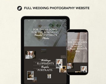 Modern Showit Website Template for Wedding Photographers, DIY Showit Web Design, Photographer Website Template, Luxury Showit Site