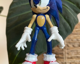 Sonic The Hedgehog Custom 3D Printed Jakks Pacific Sonic Inspired Figure PARTS (Head,Hands,Shoes) Please Read Description