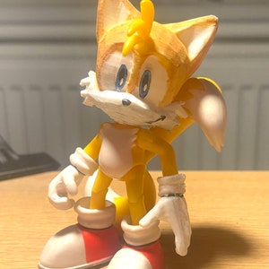 Sonic The Hedgehog Custom 3D Printed Jakks Pacific Tails Inspired Figure PARTS (Head) Please Read Description