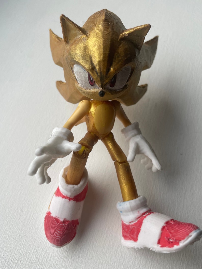 Sonic the Hedgehog Custom 3D Printed Jakks Pacific Sonic - Etsy UK