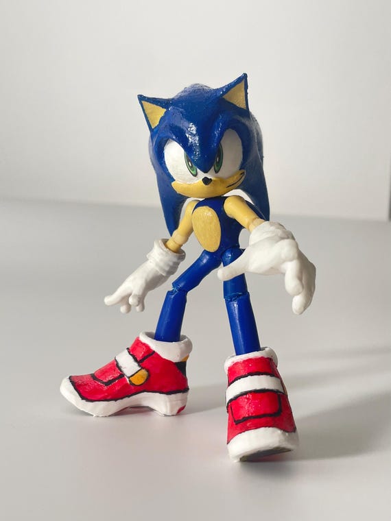 Sonic the Hedgehog Custom 3D Printed Jakks Pacific Sonic Inspired Figure PARTS head hands shoes Please Read Description Etsy UK