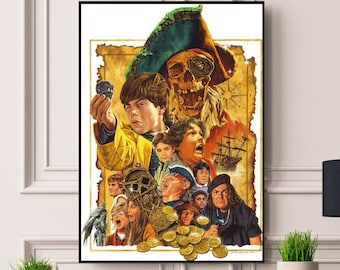 The Goonies ingelijst/ingelijst A5 A4 A3 A2 A1 filmposter beste printkwaliteit wereldwijde levering beste op Etsy