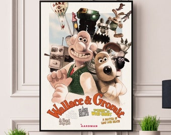 Wallace & Gromit ingelijste/ingelijste A5 A4 A3 A2 A1-poster beste afdrukkwaliteit gratis snelle wereldwijde levering Beste op Etsy