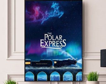 De Polar Express ingelijste/ingelijste A5 A4 A3 A2 A1-poster beste afdrukkwaliteit gratis snelle wereldwijde levering Beste op Etsy