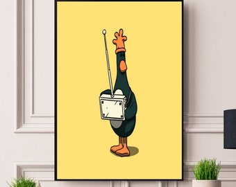 Wallace & Gromit The Wrong Hose gerahmt / ungerahmt A5 A4 A3 A2 A1 Poster Beste Druckqualität Kostenlose Schnelle Weltweite LieferungBest auf Etsy