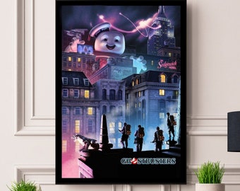 Ghostbusters Framed/Unframed A5 A4 A3 A2 A1 Poster Best Print Quality Free Fast Worldwide DeliveryBest On Etsy