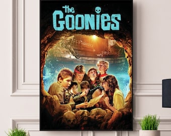 The Goonies ingelijste/ingelijste A5 A4 A3 A2 A1-poster beste afdrukkwaliteit gratis snelle wereldwijde levering Beste op Etsy