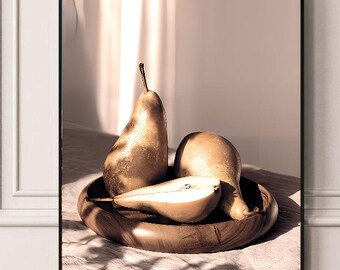 Peren in een kom ingelijst/ingelijst A5 A4 A3 A2 A1 poster beste afdrukkwaliteit gratis snelle wereldwijde levering Beste op Etsy
