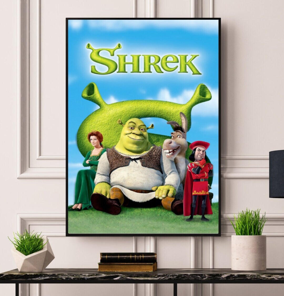 Shrek Version 3 Poster Framed/unframed A5 A4 A3 A2 A1 Poster Best Print ...