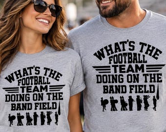 Marching Band Shirt, Funny Band Season Tee, Football Field Graphics