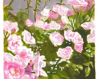 Flowers Watercolor Painting Print