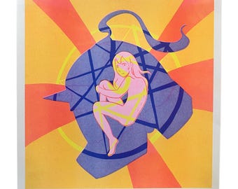 Alphonse Risograph Print