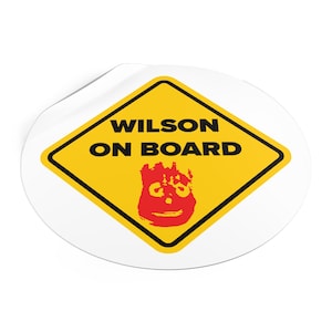 Wilson der Volleyball von Cast Away (Vinyl Sticker)