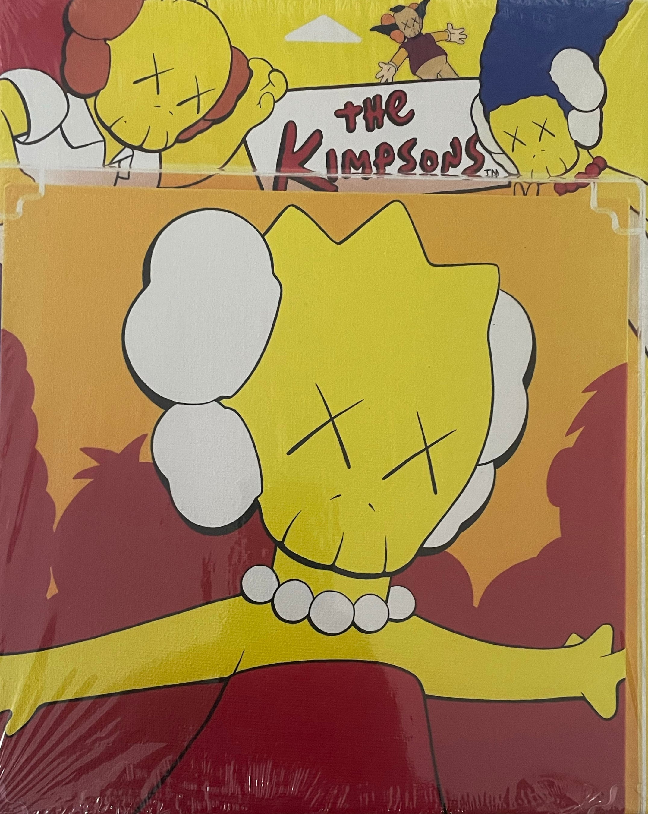 Kaws Simpsons Art Original Prints on Canvas From KAWSC10