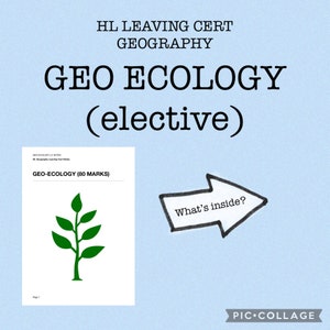 Leaving cert geography higher level notes: GEO ECOLOGY