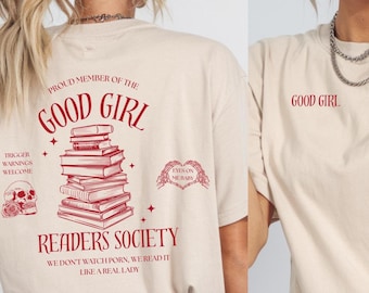 Smut Reader Shirt, Good Girl Book Club, Romance Reader Sweatshirt, Bookish Gift For Her, Spicy Book, Dark Romance, Smut Gift