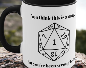 Tasse du MDN | Cadeau nerd | Cadeau de jeu de rôle | Amoureux des donjons et des dragons | Cadeau de maître de donjon | Tasse à café | Mdn présent | Tasse à dés