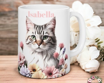 tasse de chat | Tasse d’amant de chat | Tasse à café chat | Cadeau de maman chat | Tasse de chat drôle | cadeaux de chat | cadeau | Tasse de maman de chat | cadeau |