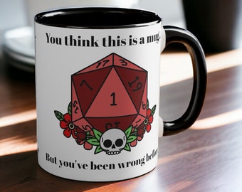Tazza DND | Tazza divertente | Dungeons and Dragons | Tazza divertente DND | Regalo DND | Accessori DND