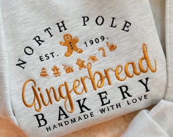Matching Family Christmas Sweatshirt, Personalized Embroidered Christmas Sweater, Custom Holiday Gift, Cozy Family Xmas Pullover