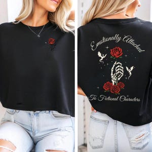 Bluza z kapturem Emocjonalnie Przywiązany Do Postaci Fikcyjnych, Koszulka Jeźdźca Smoka, Bluza z kapturem Dragon, Koszulka Miłośnik Książek, Koszulka Książkowa