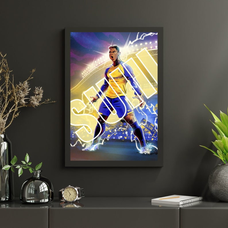 CR7 Ronaldo Alnassr Poster CR7 Suiii Signature Move Etsy