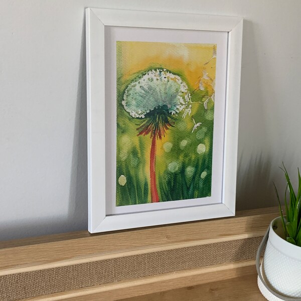 Dandelion Wall Art Etsy
