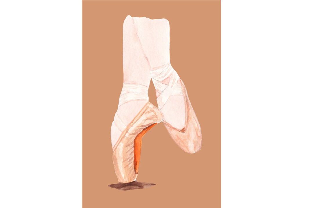 Pointe Shoes Printable Wall Art Instant Digital Download - Etsy