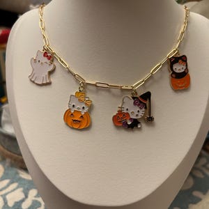 Spooky Kitty Necklace