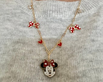 Collana con ciondolo Minnie