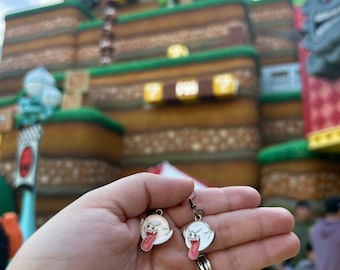 Nintendo Boo Ghost Earrings: 14k Gold Plated Hooks