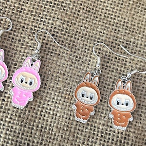 Labubu Earrings & Necklace