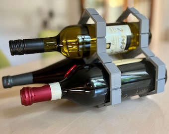 Wine Rack for Storage, 3D-printed Winerack, Modular System