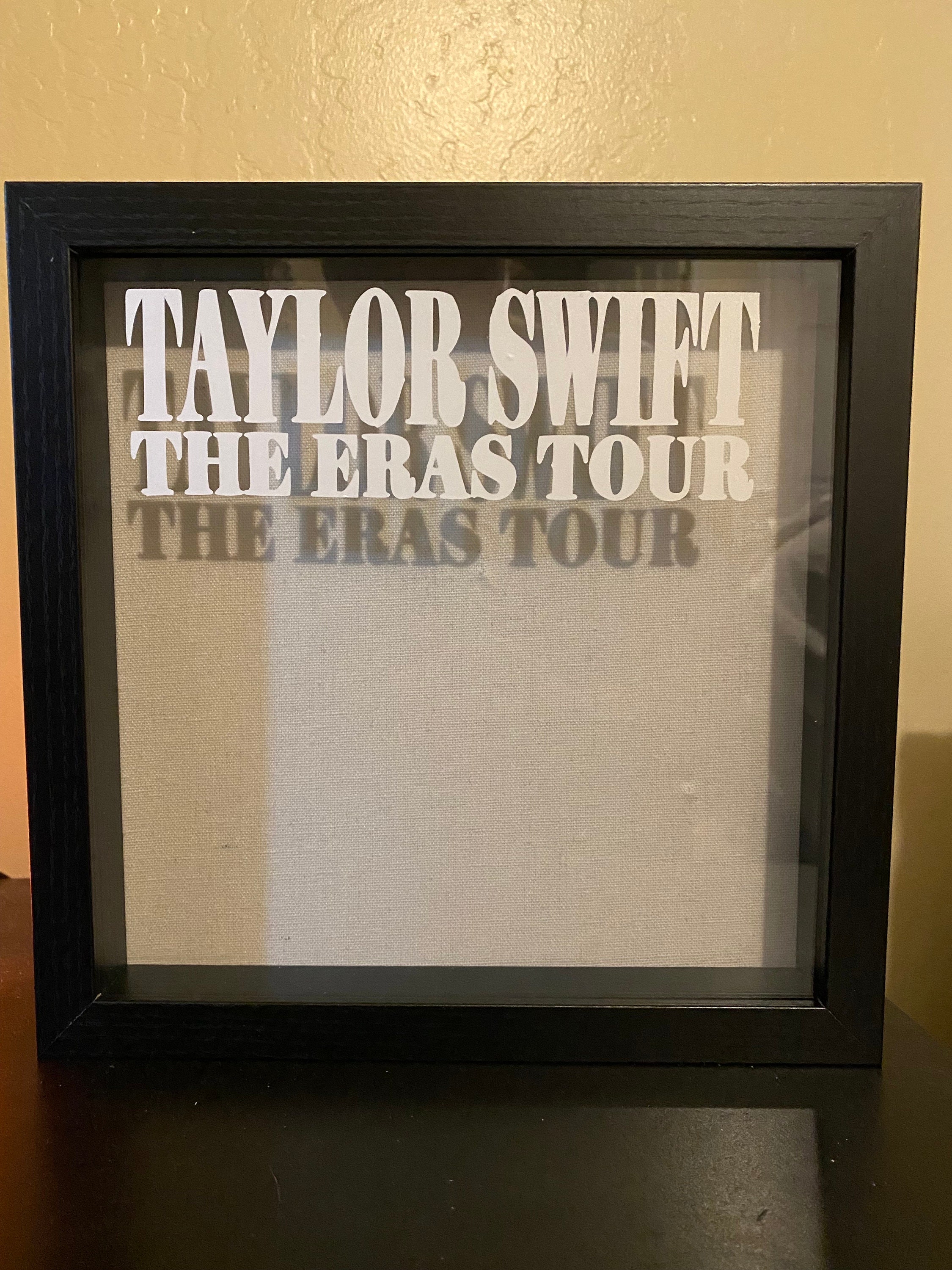 Taylor Swift Eras Tour Shadow Box Frame / Memories / Keepsake / Concert Memorabilia Etsy