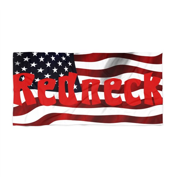 Strandtuch Mit Amerikanischer Flagge – 76 X 152 Cm, 100 % Baumwolle, Velours/Frottee, Saugfähig