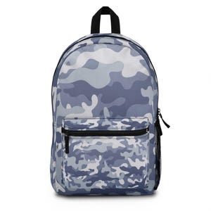 Gray Camouflage Backpack