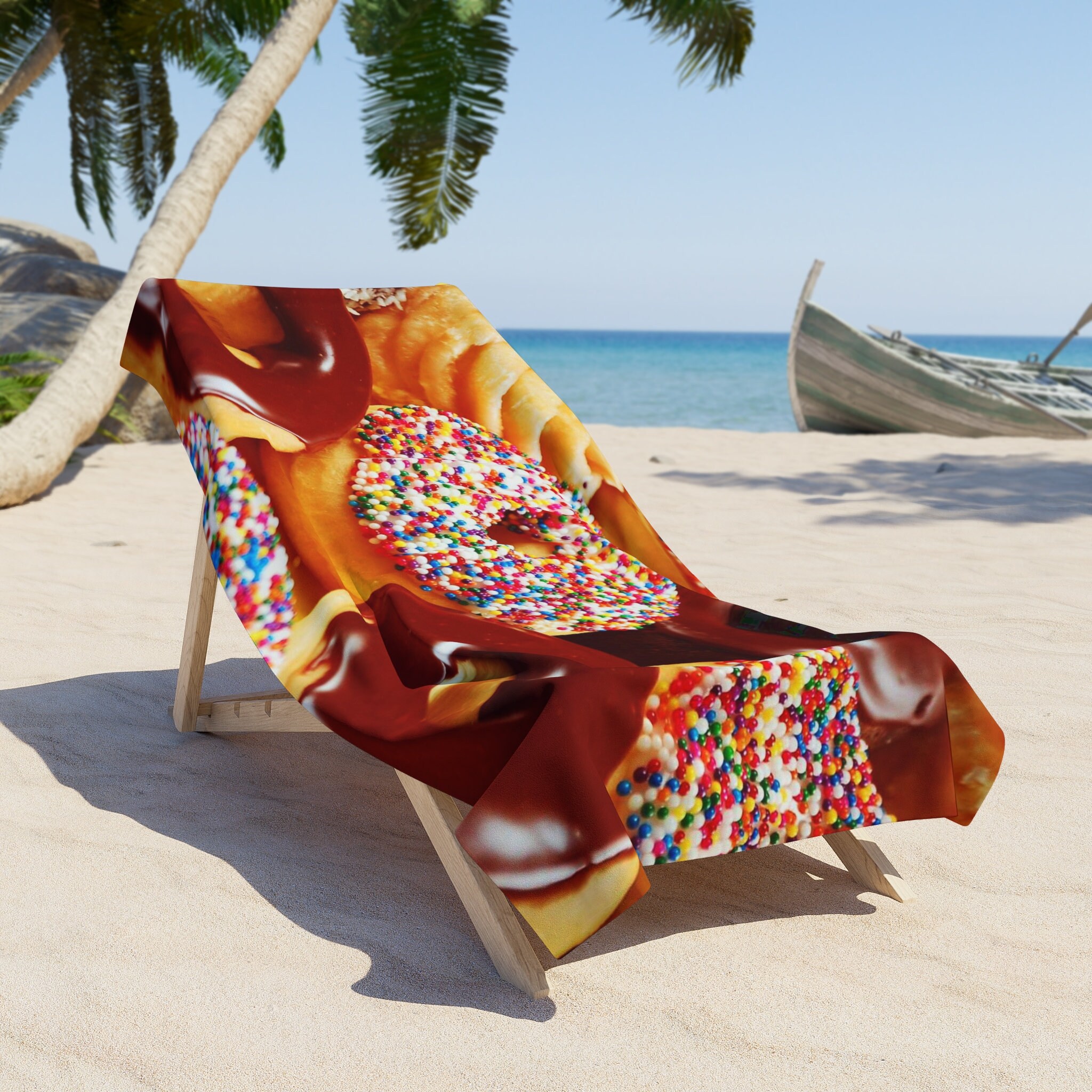Varied Doughnuts Beach Towel - Etsy Israel