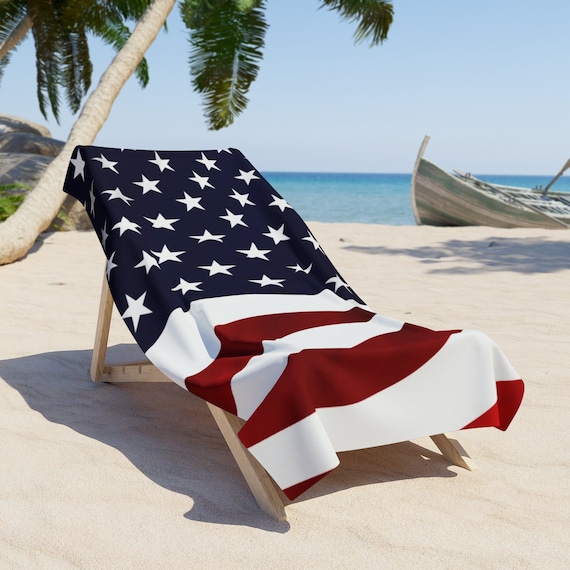 アメリカ国旗 独立記念日 ビーチタオル - Etsy 日本