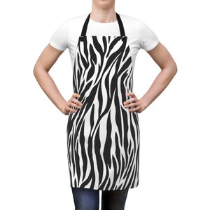 Zebra Print Apron