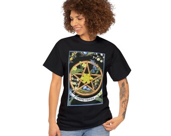Lente Equinox Ostara Unisex zwaar katoenen T-shirt