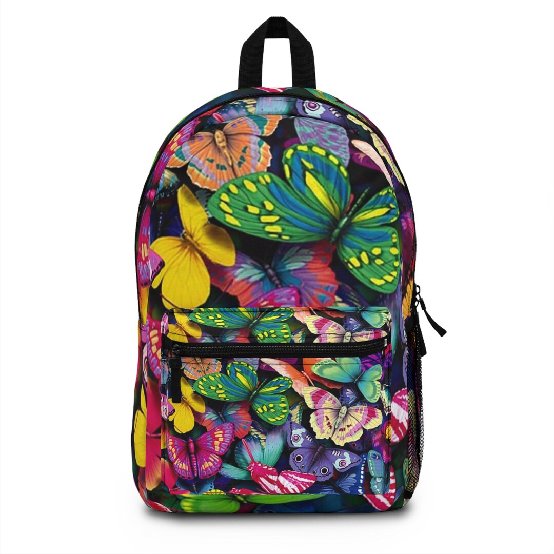 Butterfly Raffines Rucksack Beautiful Butterflies Backpack - Etsy